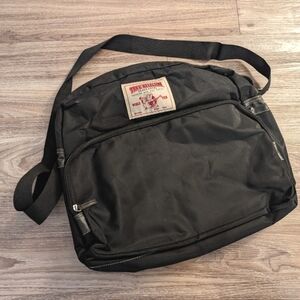 Vintage True Religion laptop messenger bag